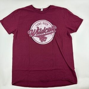 Fruit Of The Loom Tshirt Men XL Red Sand Rock Wildcats